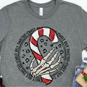 Twisted candy came shirt